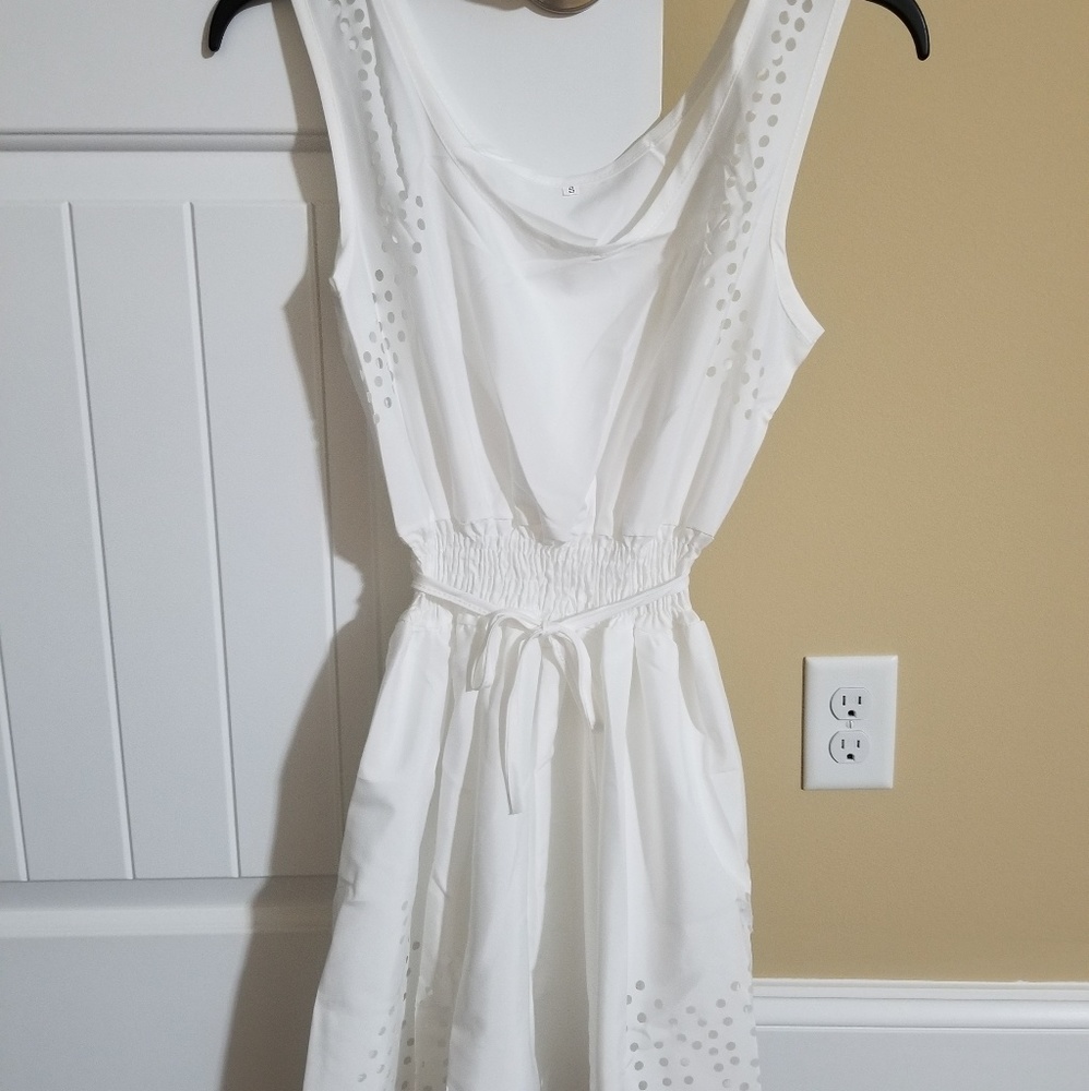 Womens white dress